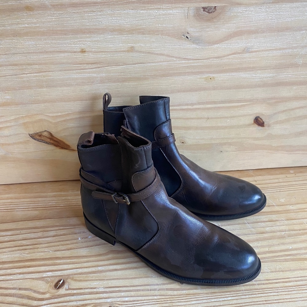 Brown Leather Boots - Picture 2 of 9